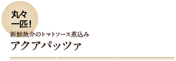 アクアパッツァ